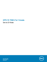 Dell XPS 13 7390 2-in-1 Kullanım kılavuzu