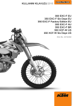 KTM 350 EXC-F 2015 El kitabı