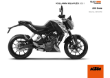 KTM 200 Duke 2021 El kitabı