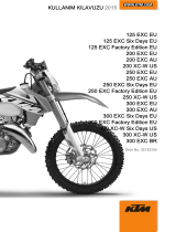 KTM 200 XC-W 2015 El kitabı