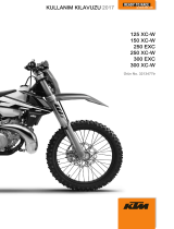 KTM 150 XC-W 2017 El kitabı