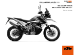 KTM 890 Adventure R 2021 El kitabı