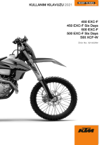 KTM 500 EXC-F 2021 El kitabı