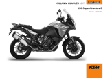 KTM 1290 Super Adventure S 2017 El kitabı