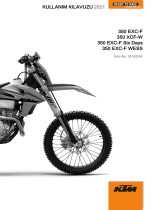 KTM 350 EXC-F Wess 2021 El kitabı