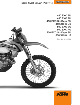 KTM 500 EXC 2016 El kitabı