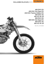 KTM 450 XC-W 2015 El kitabı