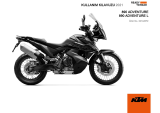 KTM 890 Adventure L 2021 El kitabı