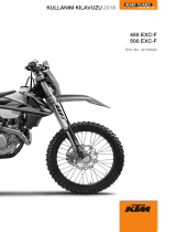 KTM 450 EXC-F 2018 El kitabı