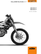 KTM 450 EXC-F 2017 El kitabı