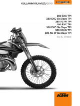 KTM 250 XC-W TPI 2019 El kitabı