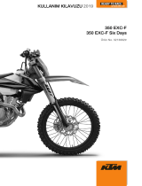 KTM 350 EXC-F Six Days 2019 El kitabı