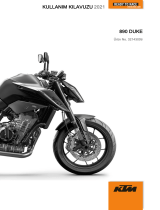 KTM 890 Duke 2021 El kitabı