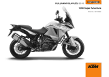 KTM 1290 Super Adventure 2016 El kitabı