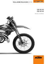 KTM 150 XC-W 2018 El kitabı