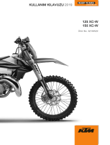 KTM 150 XC-W 2019 El kitabı