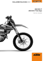 KTM 250 EXC-F Six Days 2021 El kitabı