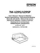 Epson TM-U295 Series Kullanım kılavuzu