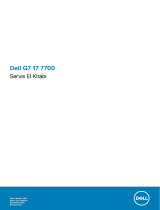 Dell G7 17 7700 Kullanım kılavuzu