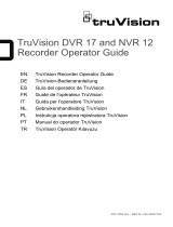 TRUVISION TVR-1716-2T Digital Video Recorder Kullanım kılavuzu