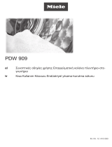 Miele PDW 909 Kullanma talimatları