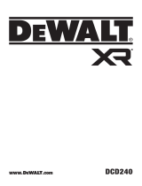 DeWalt DCD240 Kullanım kılavuzu