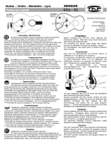 TAP STA-52 Guitar Violin Mandolin Lyre Sensor Kullanım kılavuzu