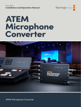 Blackmagic ATEM Microphone Converter  Kullanım kılavuzu