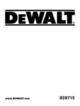 DeWalt D28715 Kullanım kılavuzu