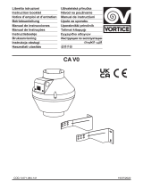 Vortice CA V0 Axial Centrifugal Aspirator for Air Expulsion Kullanma talimatları