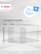 Bosch TAT6A511 Compact Toaster Kullanım kılavuzu