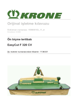 Krone BA EasyCut F 320 CV Kullanma talimatları