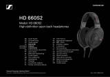 Sennheiser HD 660S2 High-Definition Open-Back Headphones Kullanici rehberi
