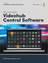 Blackmagic Videohub Control Software  Kullanım kılavuzu