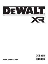 DeWalt DCS356P2 Kullanım kılavuzu
