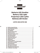 Brennenstuhl Battery LED Light LUFOS 400 with infrared motion detector IP44 440lm Kullanım kılavuzu