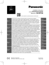 Panasonic CZ-RTC6 Wired Remote Controller Kullanım kılavuzu