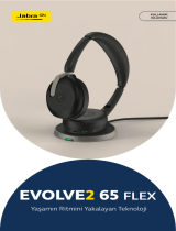 Jabra Evolve2 65 Flex - USB-C UC Stereo (Wireless Charging) Kullanım kılavuzu