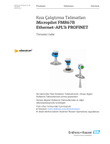 Endres+Hauser KA Micropilot FMR67B PROFINET Short Instruction