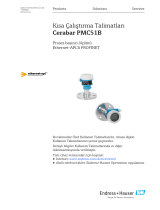 Endres+Hauser Cerabar PMC51B Short Instruction