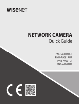 Wisenet PNO-A9081RLP Network Camera Kullanici rehberi