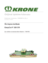 Krone BA EasyCut F 320 CR gez./ges. Kullanma talimatları