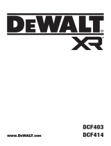 DeWalt DCF403NT Kullanım kılavuzu