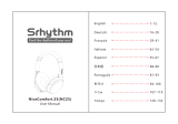 Srhythm NC25 Active Noise Cancelling Headphones Kullanici rehberi
