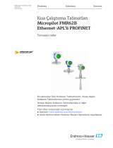 Endres+Hauser KA Micropilot FMR62B PROFINET Short Instruction