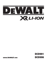DeWalt DCD996 Kullanım kılavuzu