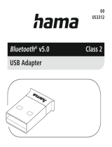 Hama 053312 Bluetooth USB Adapter Kullanım kılavuzu