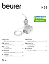 Beurer IH 58 Kid- Portable Compressor Nebulizer Kullanım kılavuzu