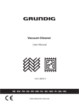 Grundig VCC 3850 A Vacuum Cleaner Kullanım kılavuzu