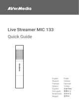 Avermedia MIC 133 Live Streamer Kullanici rehberi